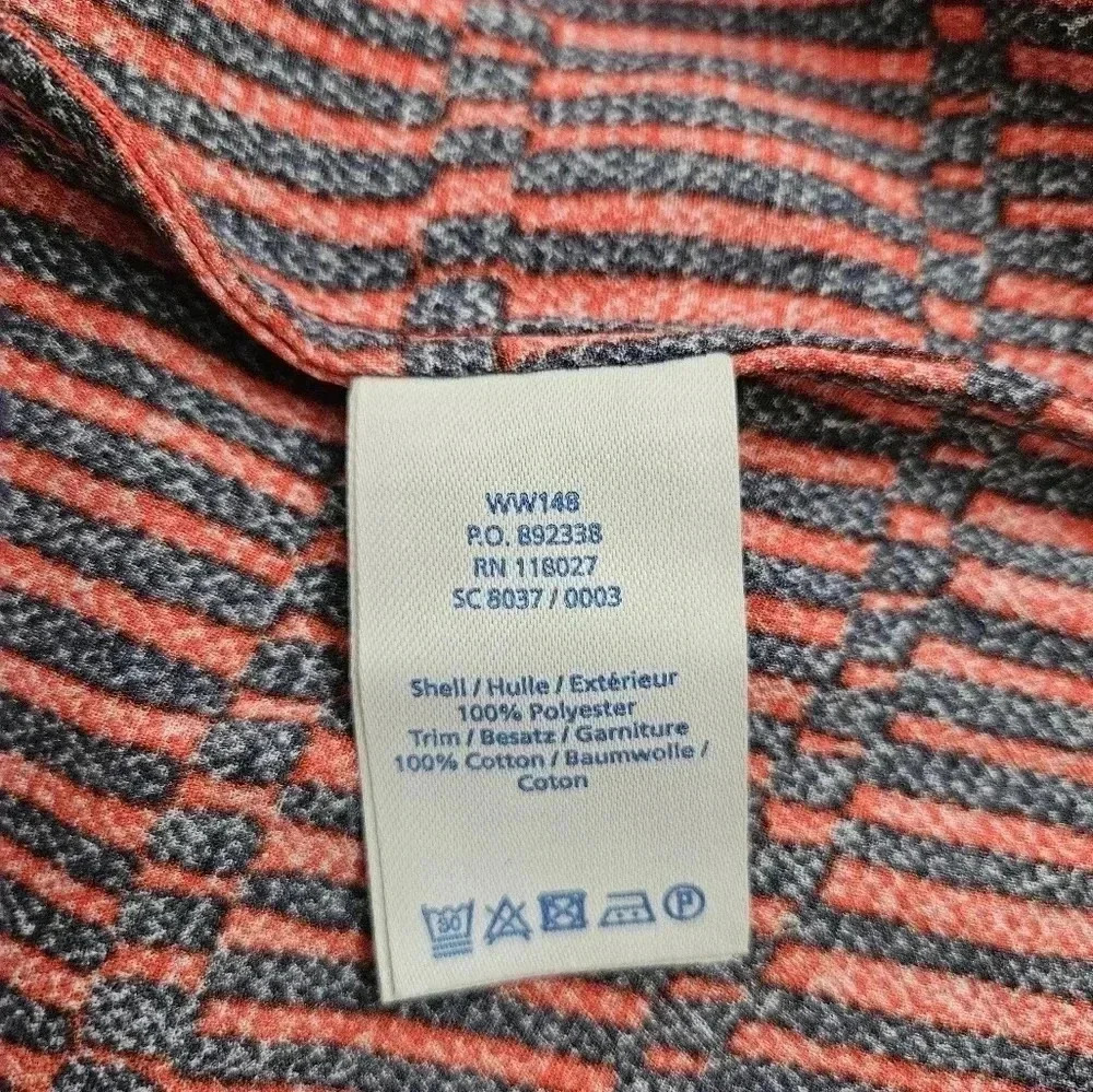 Bowden Red And Black Striped Shift Dress Size 8R, Classic, Careerwear - Picture 6 of 7